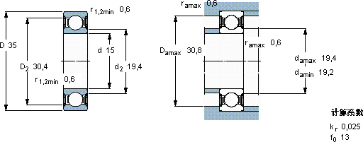 轴承SKF6202-2RSL详细参数价格